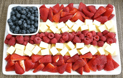 American Flag Platter